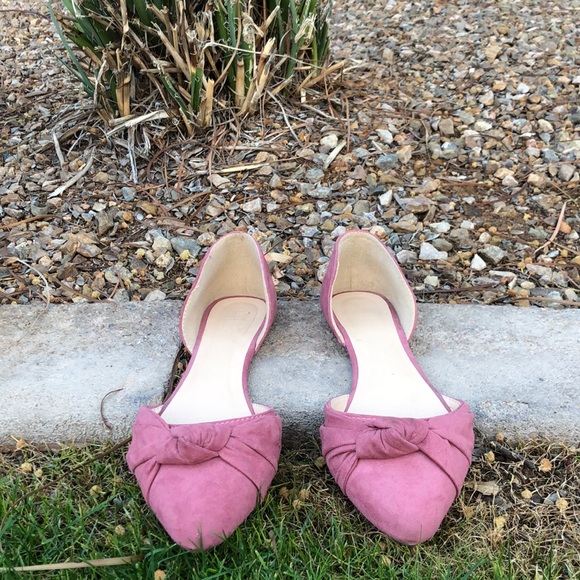 Charlotte Russe Dainty Stylish Mauve/Pink Faux Suede Flats! Size 8. - Picture 9 of 9